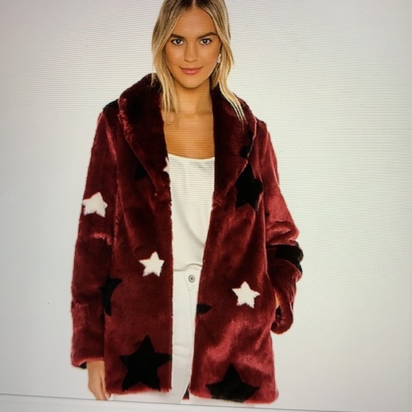 Majorelle x Revolve Faux Fur Coat XS - Picture 1 of 10